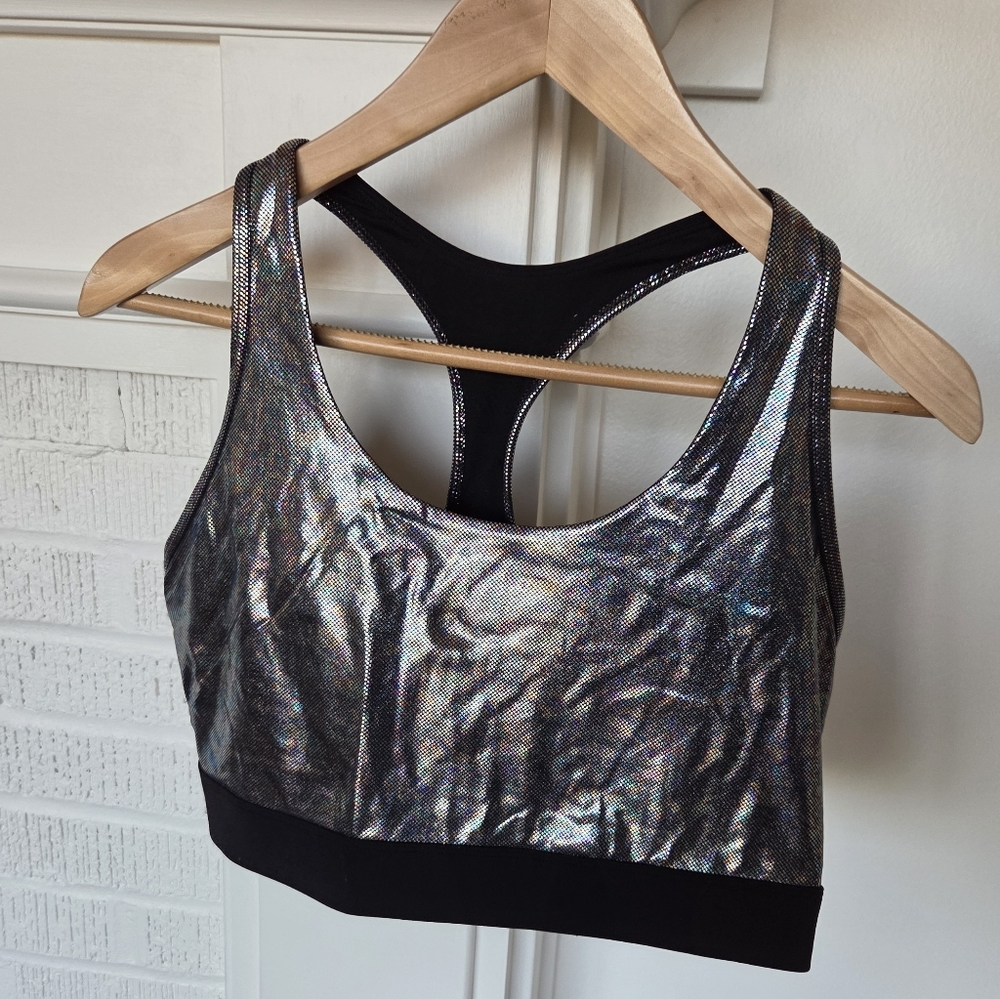 Zyia Active Holographic Disco Lux Sports Bra XXXL